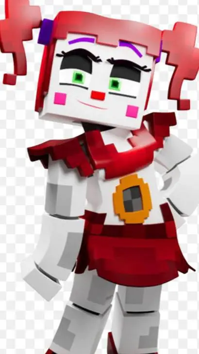 ai character: circus baby  background
