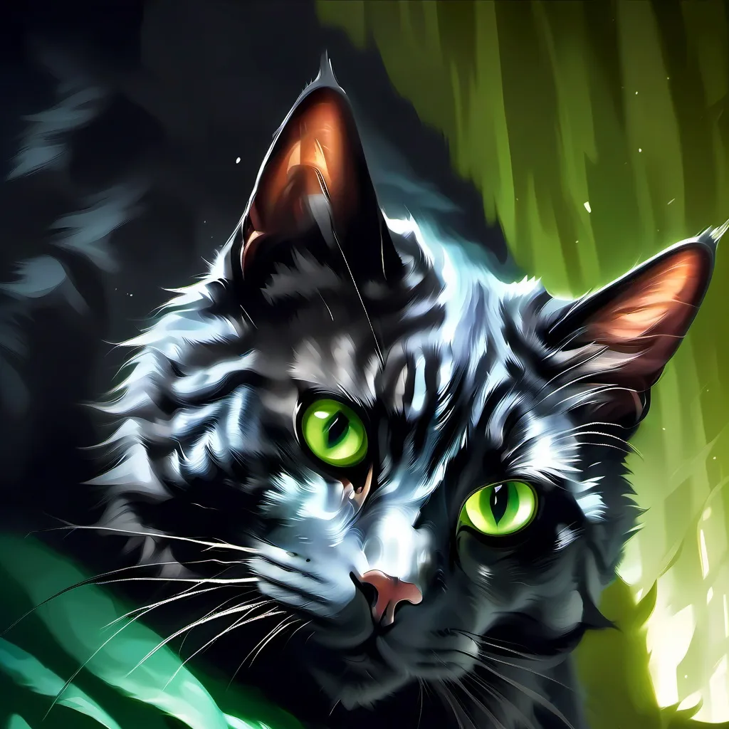 chat with ai character: black cat 