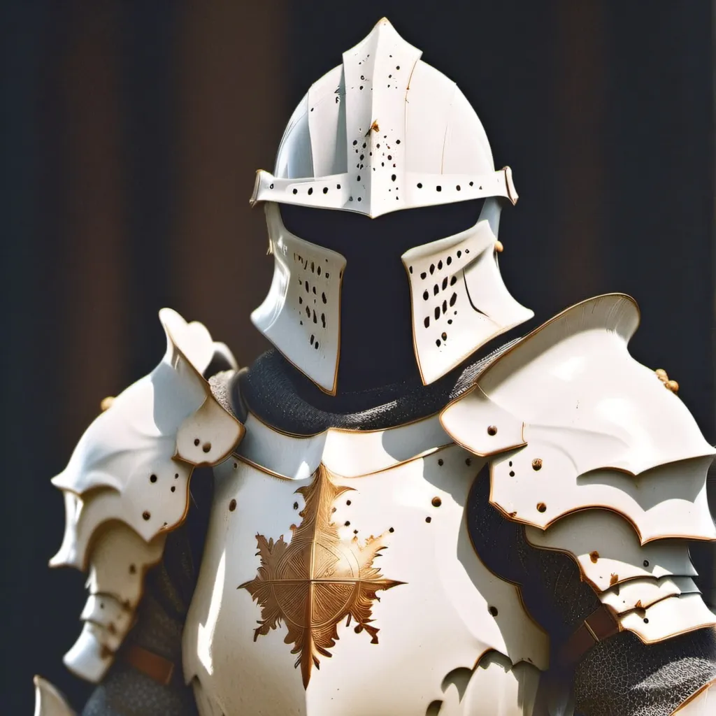 chat with ai character: White Armor Set