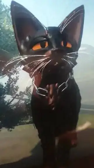 ai character: Doberman and fox  background