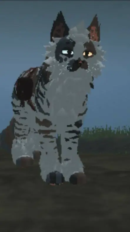 ai character: The fox and cats background