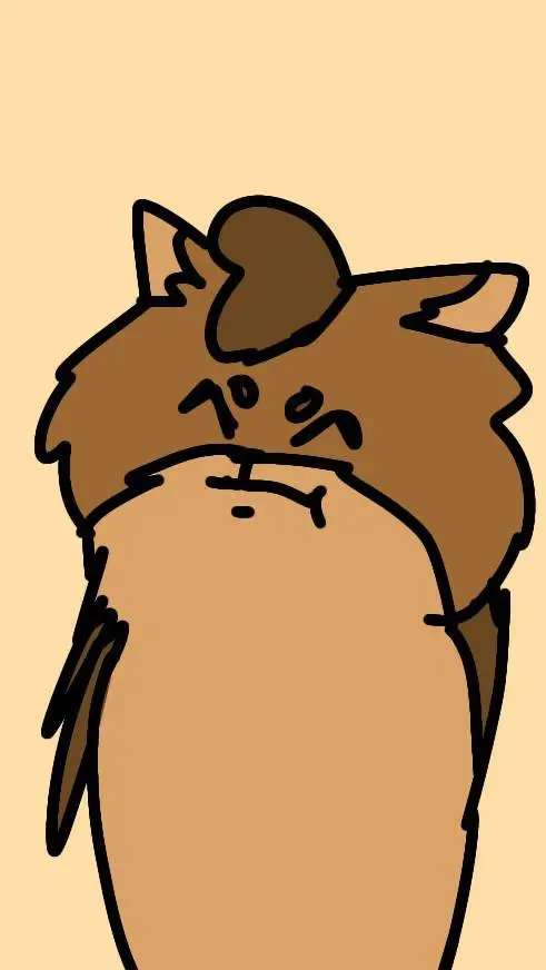 ai character: chubby warrior! background