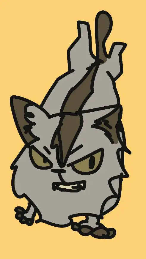 ai character: dog infection background