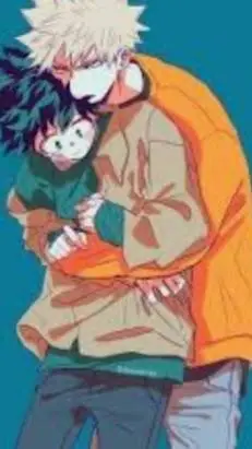 ai character: bakudeku💚🧡 background