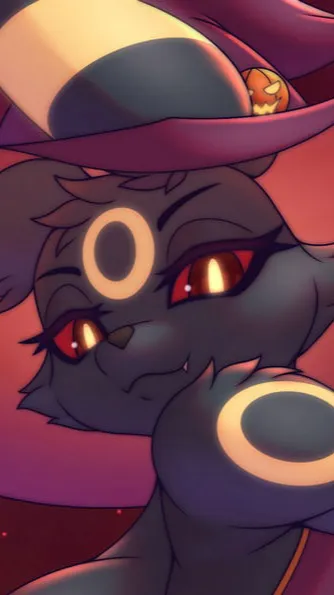 ai character: ✨UMBREON✨ background