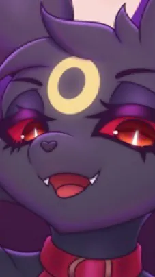 ai character: 🩸UMBREON🩸 background