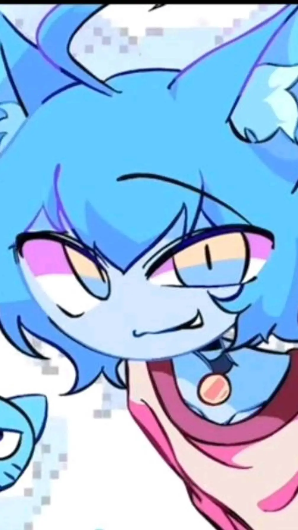 ai character: Gumball  background