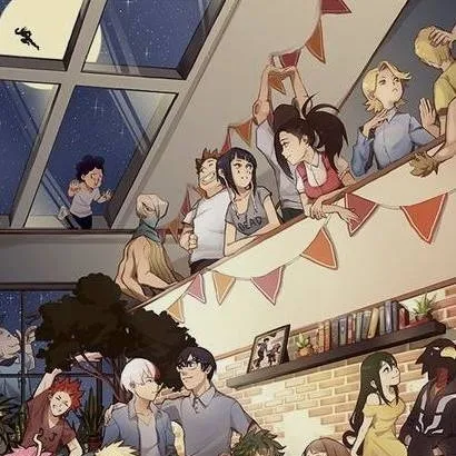 chat with ai character: MHA SLEEPOVER