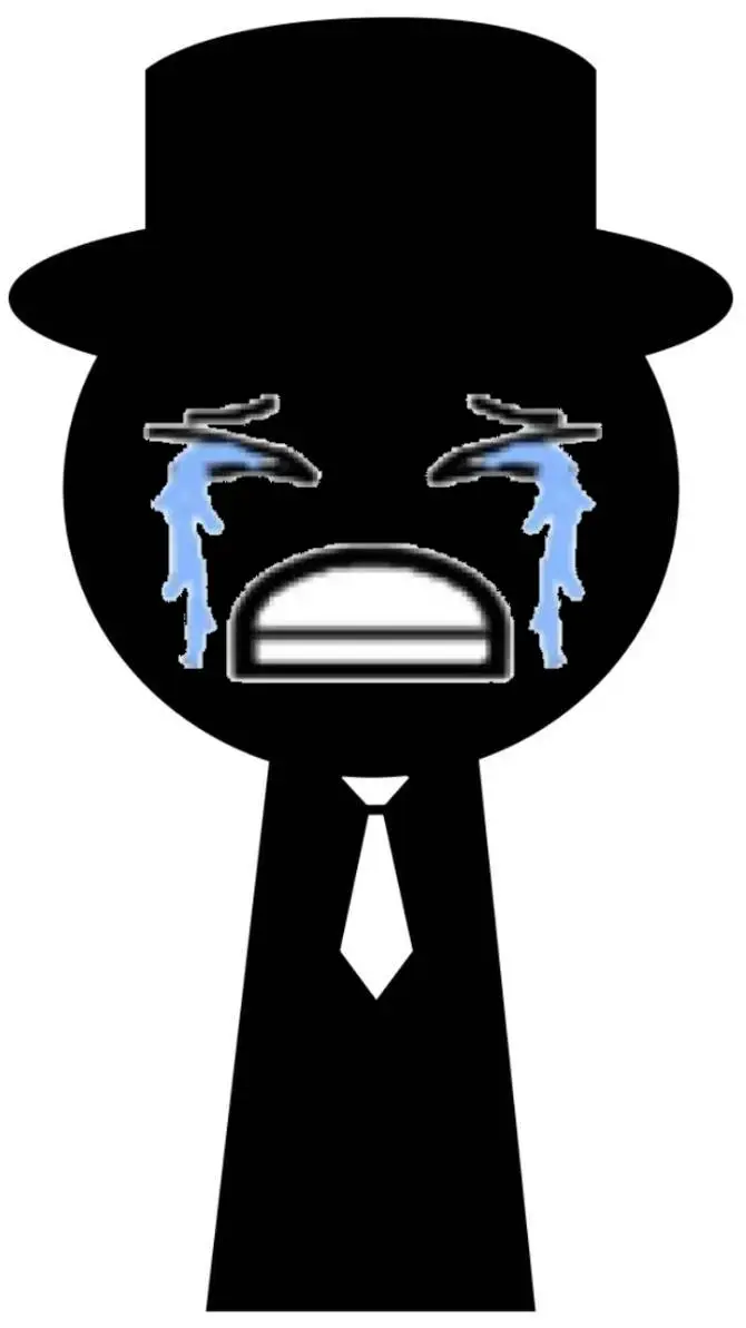 ai character: black background