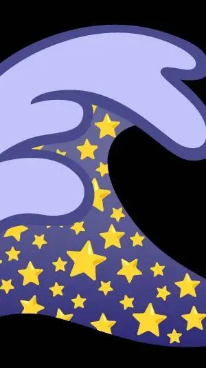 ai character: Star tsunami background