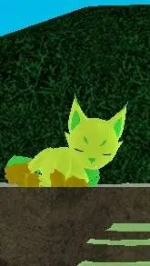 ai character: Leafy background