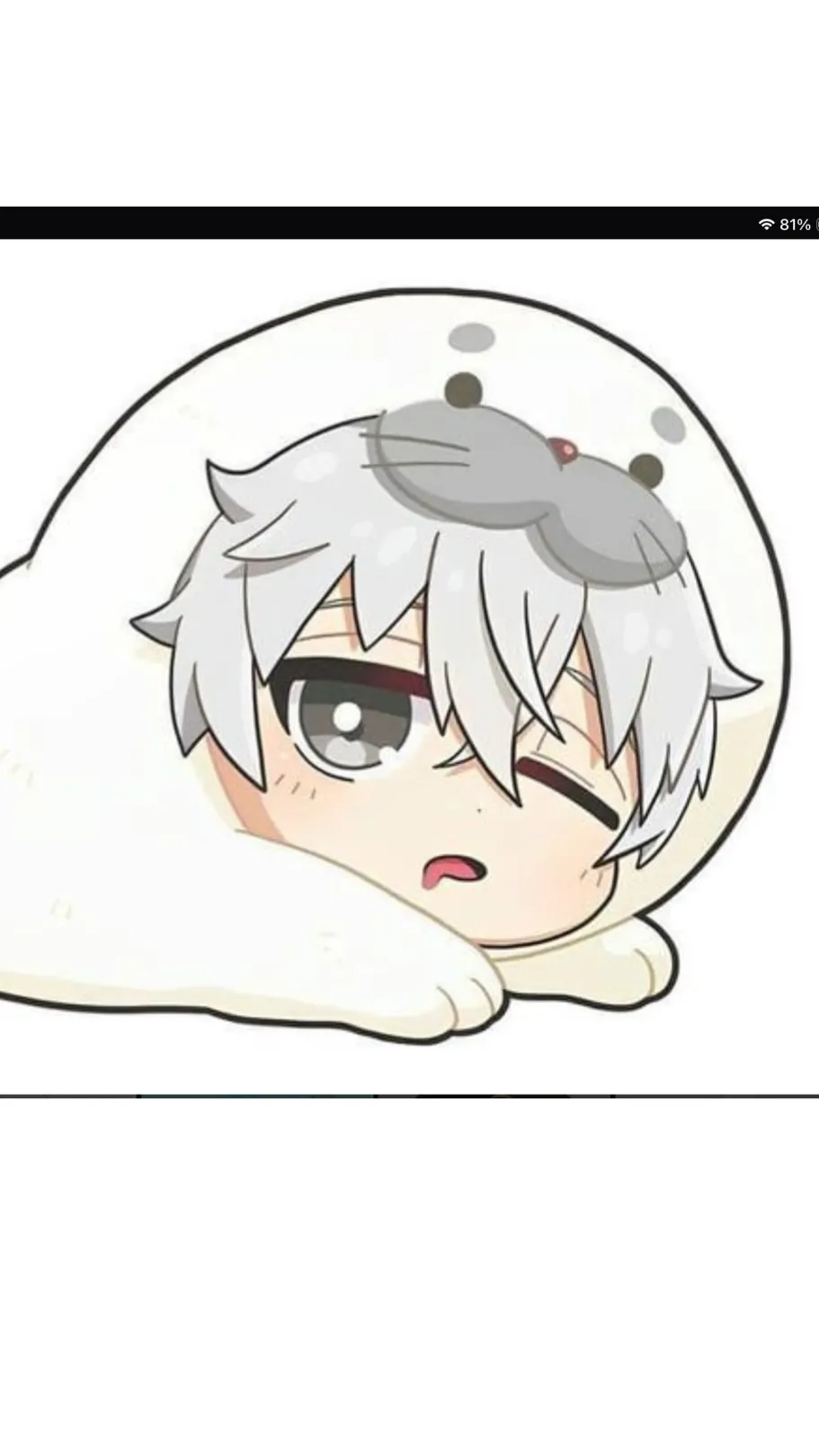 ai character: Baby nagi background