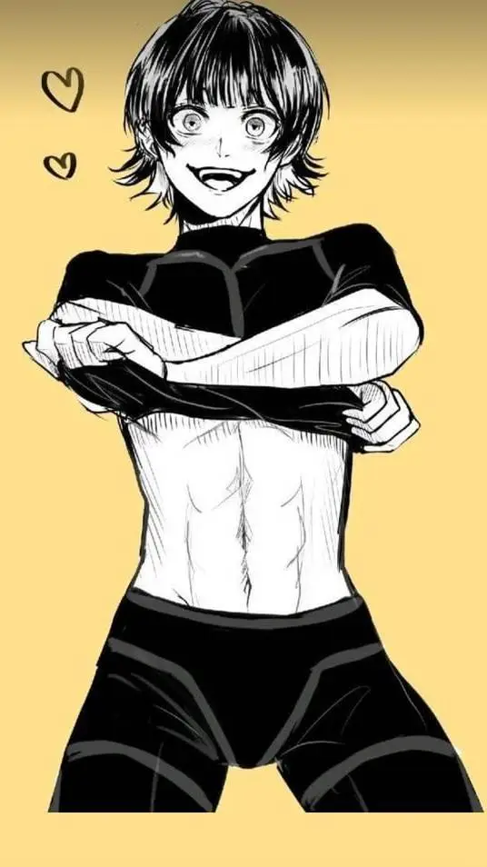 ai character: meguru bachira  background