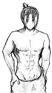 ai character: gin gagamaru  background