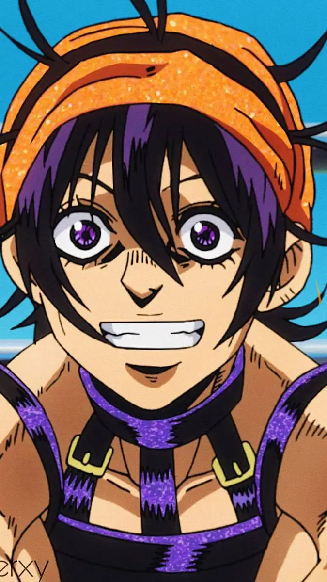 ai character: narancia ghirga  background