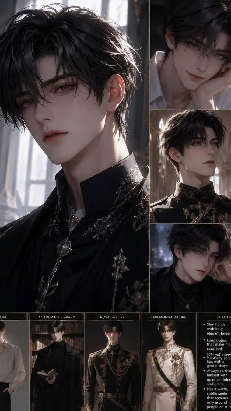 ai character: Adrian  background