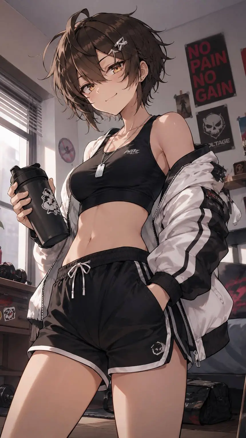 ai character: Ashley background