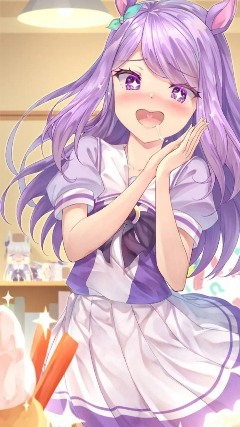 ai character: Mejiro Mcqueen background