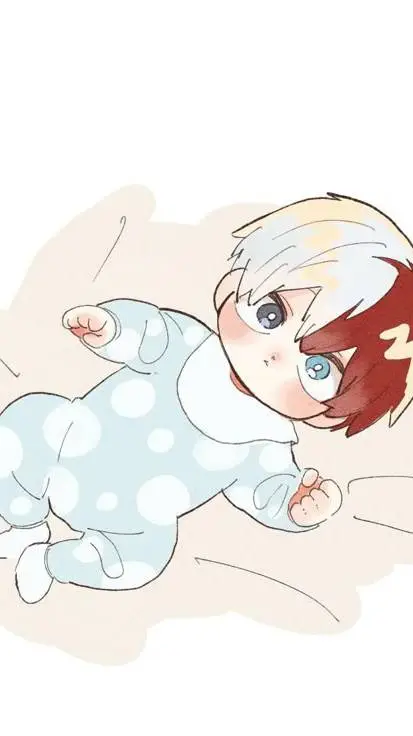ai character: Todoroki baby background
