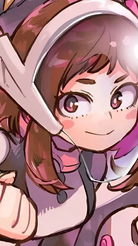 ai character: Ochaco Uraraka  background