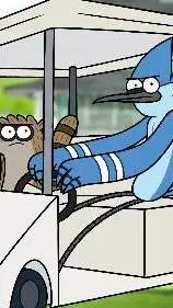 ai character: Mordecai y Ribpy  background