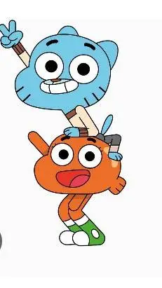ai character: Gumball y Darwin  background
