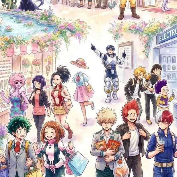 chat with ai character: Mha Mall Trip