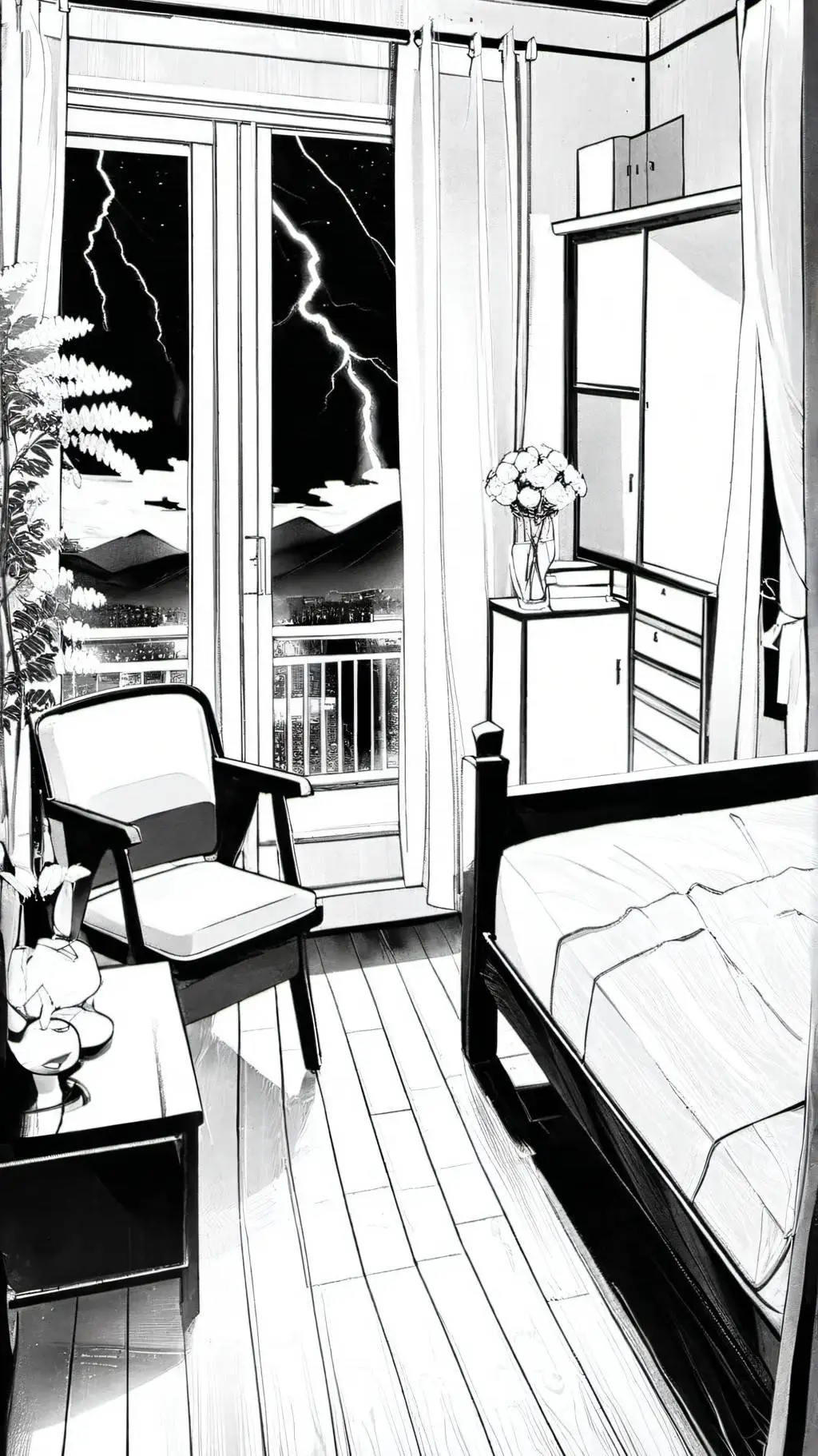 ai character: Fpe~Sleepover PT2 background