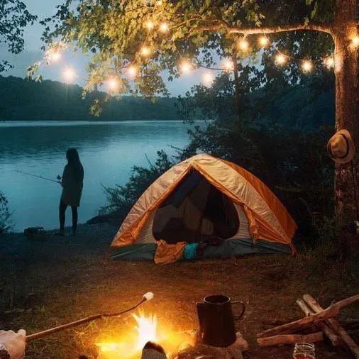 chat with ai character: Campin trip~bad