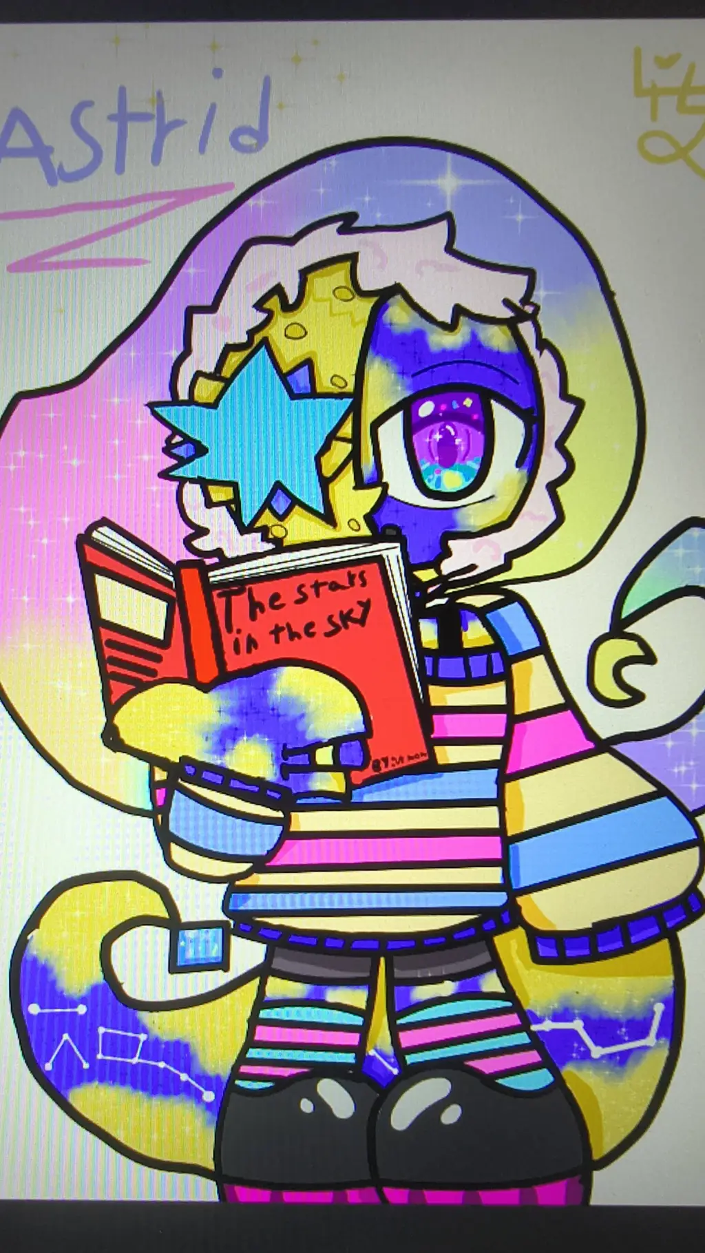 ai character: Astrid S Nova (OC) background