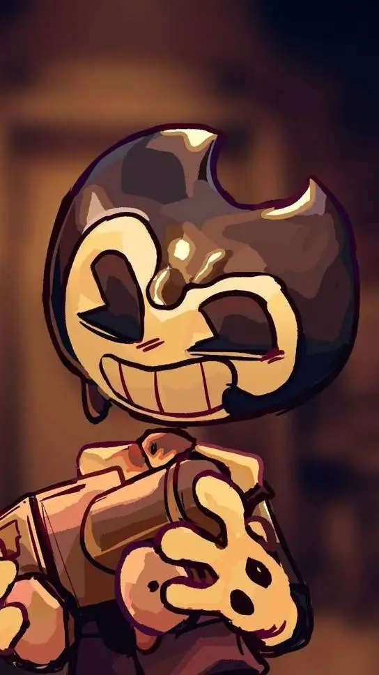 ai character: bendy and fangirls background