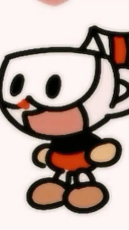 ai character: ⃝Cuphead ⃝ background