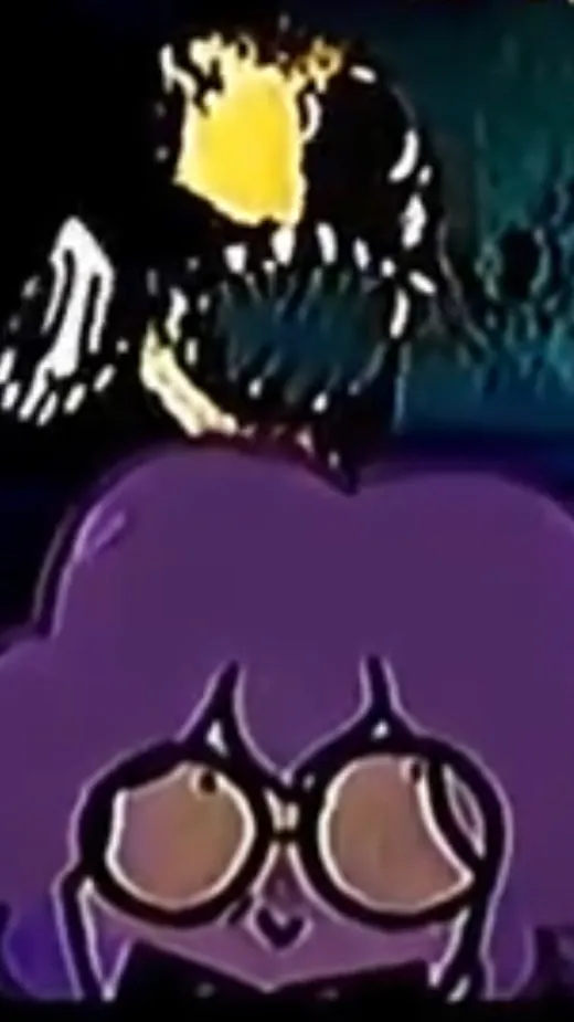 ai character: AHA Analog Horror background