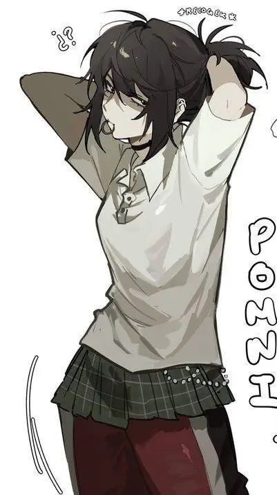 ai character: pomni humana background