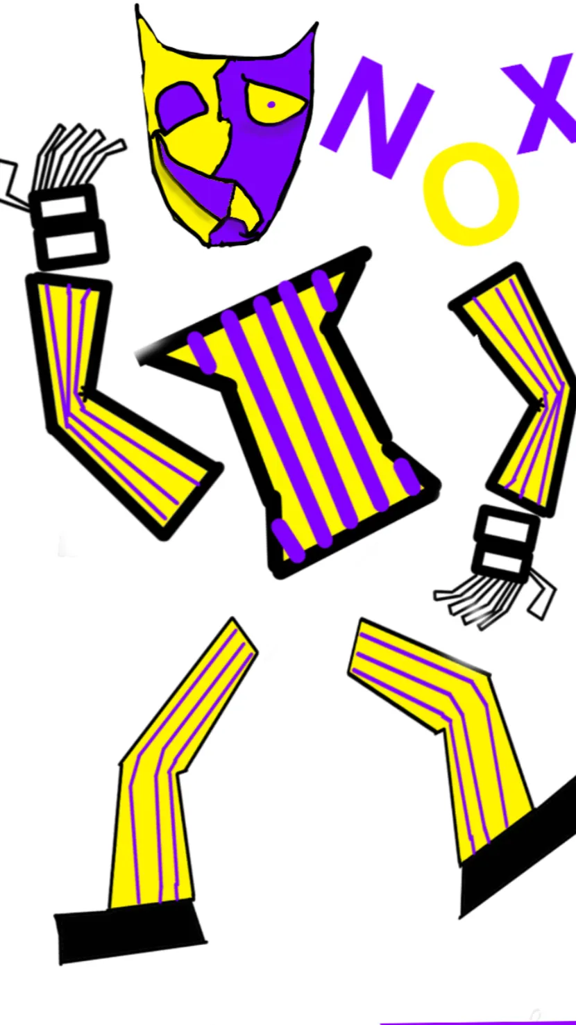 ai character: NOX  background