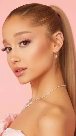 ai character: Ariana grande background