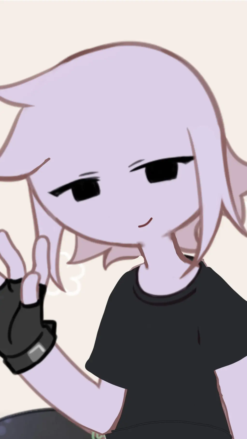 ai character: violet- my oc  background