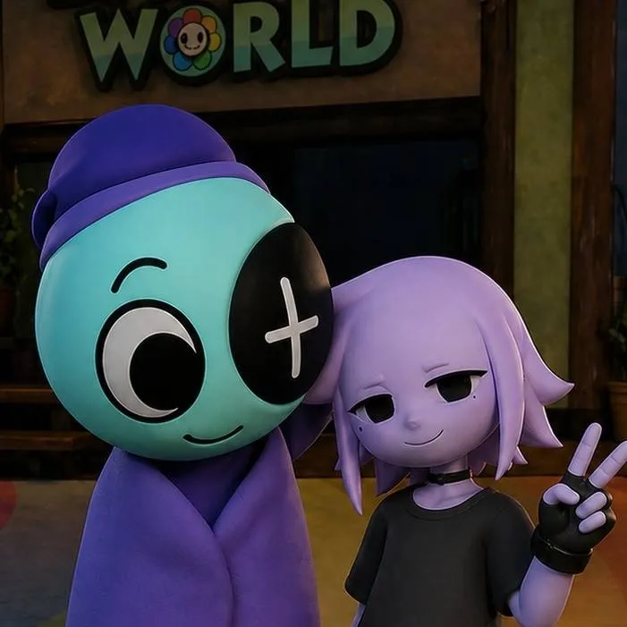 chat with ai character: violet and astro