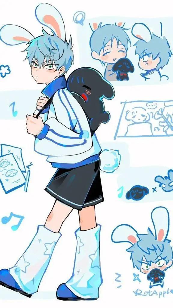 ai character: 💙🎶⭐..Till.. ⭐🎶💙 background