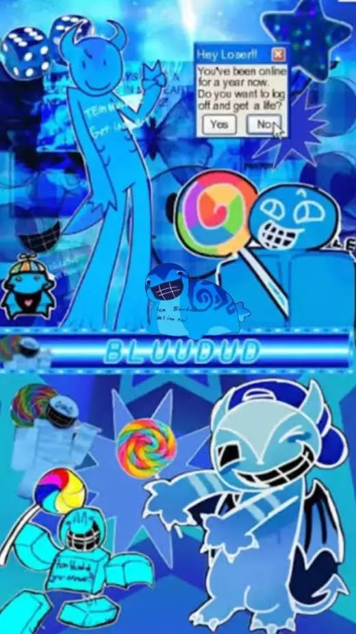 ai character: Bluudud background