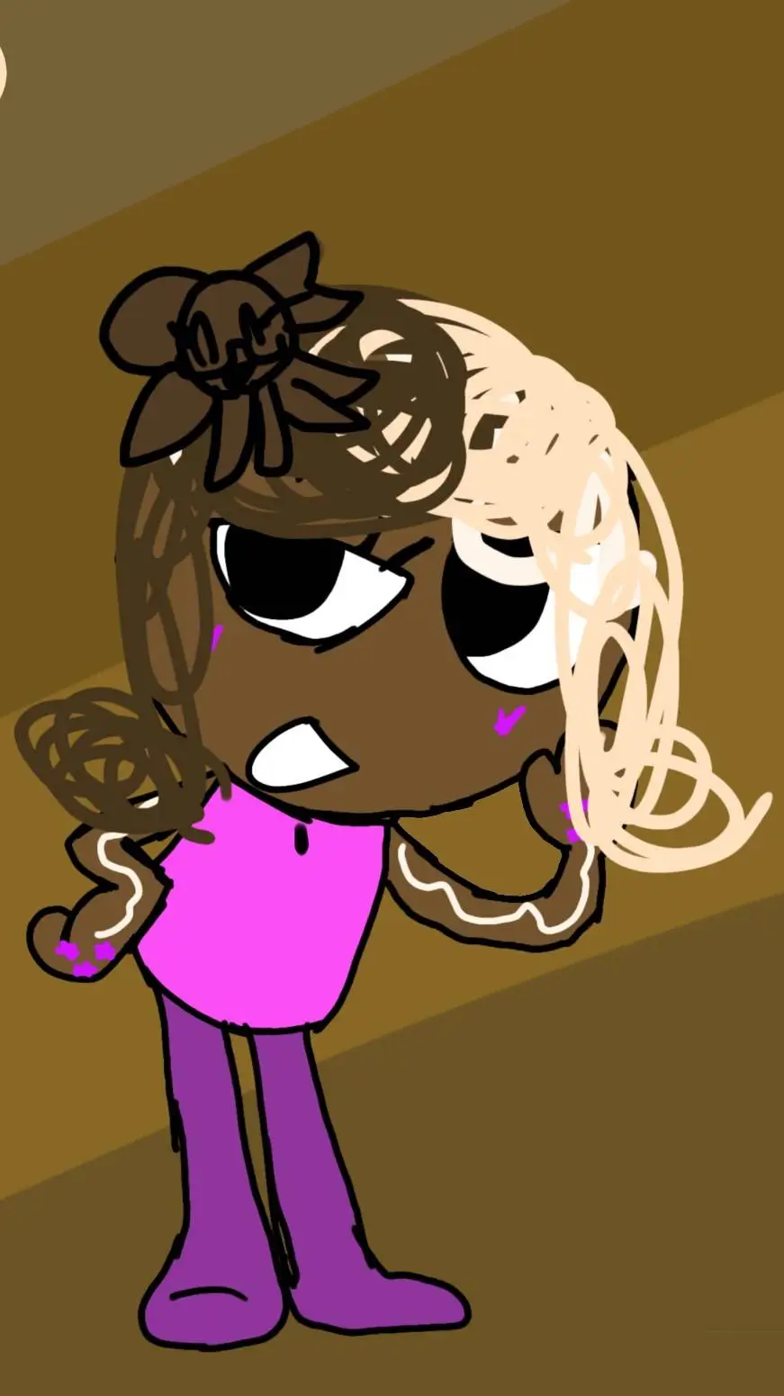 ai character: KezziahCosmo!  background
