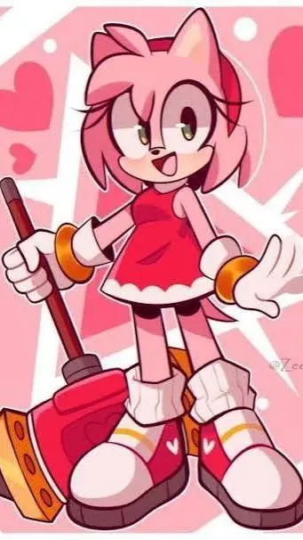 ai character: Amy Rose background