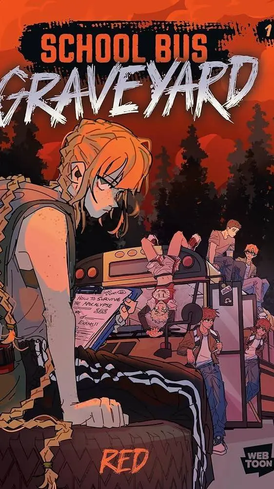 ai character: SchoolBusGraveyard background