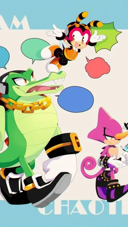 ai character: Team Chaotix! ♡ background