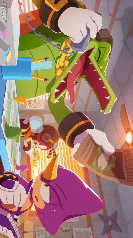 ai character: Team Chaotix background