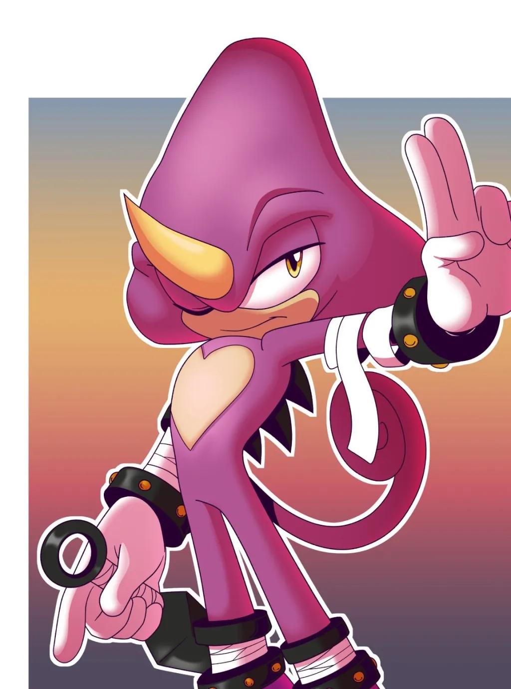 chat with ai character: Espio T. Chameleon