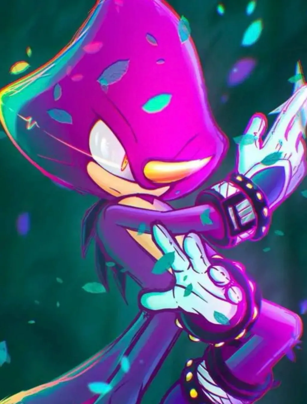 chat with ai character: Espio T. Chameleon