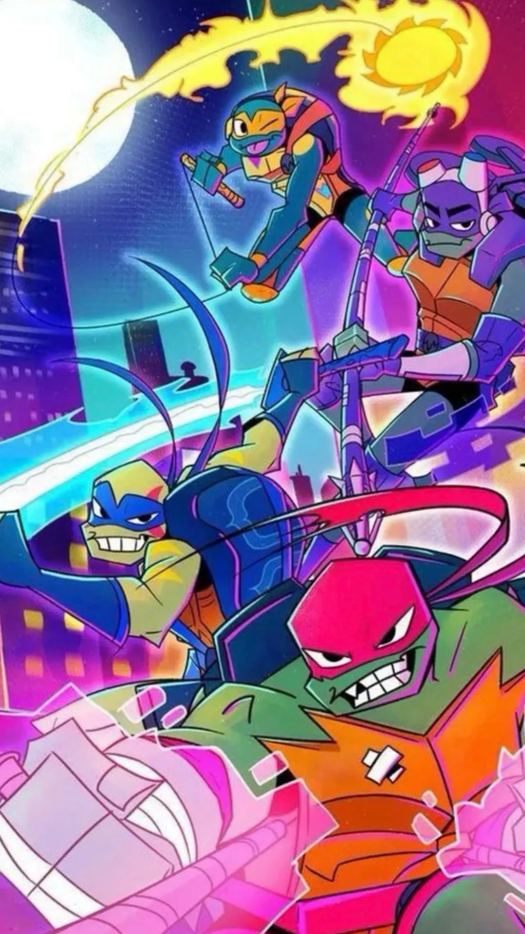 ai character: ROTTMNT🐢🌃 background
