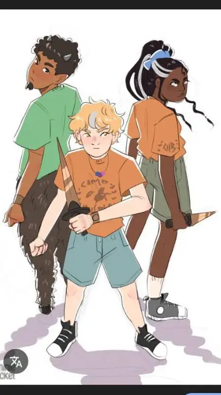 ai character: pjo cast 🔱🦉🐐 background