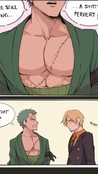 ai character: Zoro x Sanji background